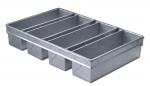 Aluminized Steel 4-Strap Pullman Bread Pans and Covers Model 10368