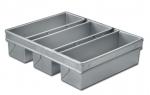 Aluminized Steel 3-Strap Pullman Bread Pans Model 10369
