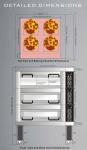 Pizza Oven 3 Deck 9 Trays Model T3009 AS-PZ