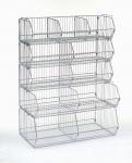 WIRE BIN DUMP SHELVING