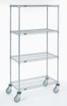 WIRE SHELF STEM CASTER TRUCKS
