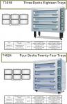 Electric Deck oven 3 deck 18 tray Model T 3018