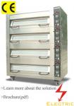 Electric Deck oven 4 deck 24 tray Model T 4024