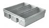 Aluminized Steel 3-Strap Pullman Bread Pans Model 13830