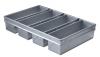 Aluminized Steel 4-Strap Pullman Bread Pans and Covers Model 10368