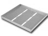 Drop covers Aluminized Steel 3-Strap Pullman Bread Pans Model 13840